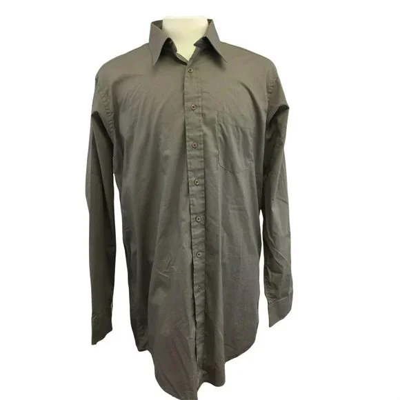 Oleg Cassini | Shirts | Oleg Cassini Mens Dress Shirt L Tall 6 12 36 Gray Button Front Ls | Poshmark Oleg Cassini | Shirts | Oleg Cassini Mens Dress Shirt L Tall 6 12 36 Gray Button Front Ls | Poshmark